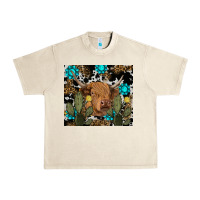 Sandshell western cow Urban Heavy Tee - RanaPortraitStore