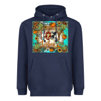 Navy cozy vibes tumbler Heavyweight Hoodie - BundleAndBundleShop