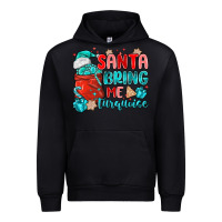 Black santa bring me turquoise Urban Hoodie - MaliasSmallBusiness