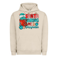 Pigment French Oak santa bring me turquoise Urban Hoodie - MaliasSmallBusiness