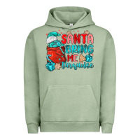 Pigment Oil Green santa bring me turquoise Urban Hoodie - MaliasSmallBusiness