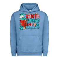 Pigment Pebble Blue santa bring me turquoise Urban Hoodie - MaliasSmallBusiness