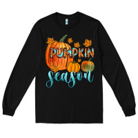 Black pumpkin season Long Sleeve Tee - Zillion Design Studio