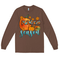 Chestnut pumpkin season Long Sleeve Tee - Zillion Design Studio