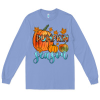Colony Blue pumpkin season Long Sleeve Tee - Zillion Design Studio