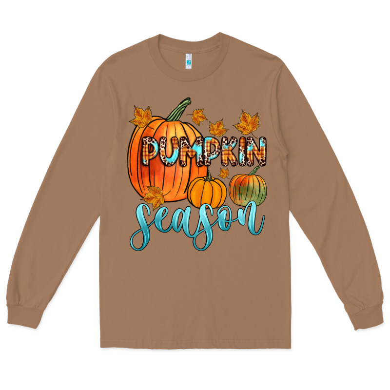Pumpkin Season Long Sleeve Tee by Zillion Design Studio | Teevron