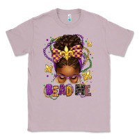 Lilac bead me mardi gras afro messy bun Classic Tee - texasbilliewilder