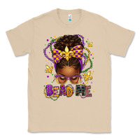 Mushroom bead me mardi gras afro messy bun Classic Tee - texasbilliewilder