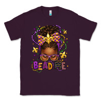 Plum bead me mardi gras afro messy bun Classic Tee - texasbilliewilder