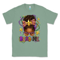 Sage bead me mardi gras afro messy bun Classic Tee - texasbilliewilder