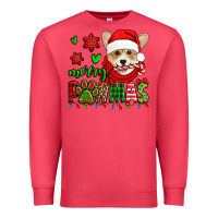 Cardinal merry pawmas christmas corgi Premium Sweatshirt - Jasminsmagicworld