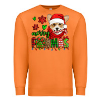 Carrot merry pawmas christmas corgi Premium Sweatshirt - Jasminsmagicworld