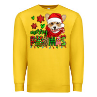 Lemon merry pawmas christmas corgi Premium Sweatshirt - Jasminsmagicworld