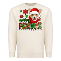 Sandshell merry pawmas christmas corgi Premium Sweatshirt - Jasminsmagicworld