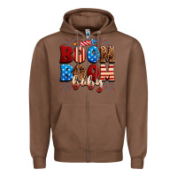 Chestnut Boom boom baby Zipper Hoodie - Neo Western