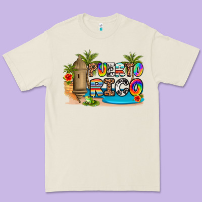 Puerto Rico Premium Tee Designed By Artiststas