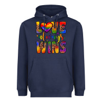 Navy love always wins Heavyweight Hoodie - JahusDesignShop