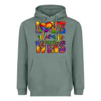 Sage love always wins Heavyweight Hoodie - JahusDesignShop