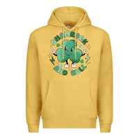 Antique Gold shamrock and roll Premium Hoodie - MaliasSmallBusiness