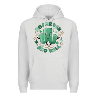 Dove Grey shamrock and roll Premium Hoodie - MaliasSmallBusiness