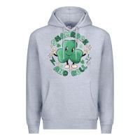 Heather Grey shamrock and roll Premium Hoodie - MaliasSmallBusiness