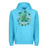 Ocean Blue shamrock and roll Premium Hoodie - MaliasSmallBusiness
