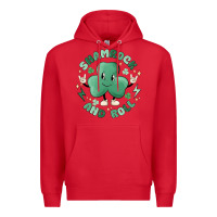 Red shamrock and roll Premium Hoodie - MaliasSmallBusiness