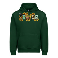 Forest Green senior 2023 sunflower Urban Hoodie - NancyCooperArtShop