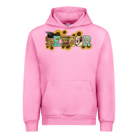 Fuchsia Pink senior 2023 sunflower Urban Hoodie - NancyCooperArtShop