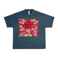 Valentines Day Teddy Bear Tumbler Urban Heavy Tee | Teevron