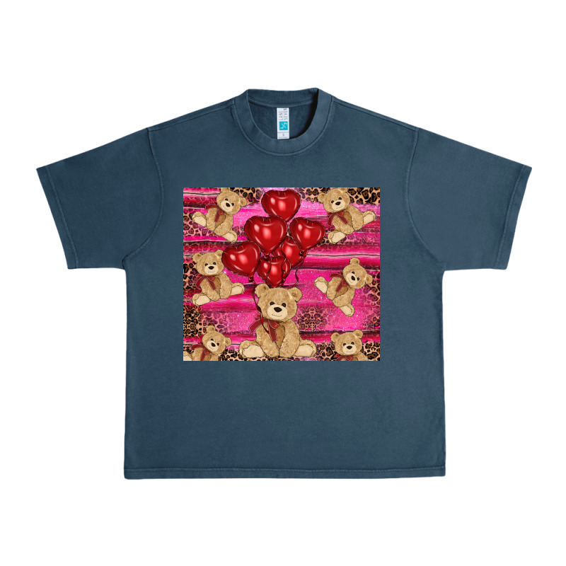 Valentines Day Teddy Bear Tumbler Urban Heavy Tee by RanaPortraitStore | Teevron