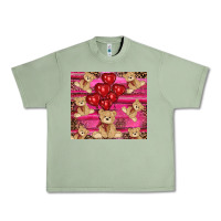 Oil Green valentines day teddy bear tumbler Urban Heavy Tee - RanaPortraitStore