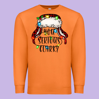 You Serious Clark Premium Sweatshirt Designed By Jasminsmagicworld