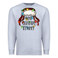 Heather Grey you serious clark Premium Sweatshirt - Jasminsmagicworld