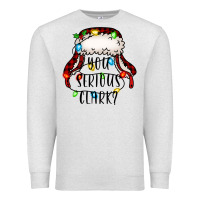 Oatmeal Heather you serious clark Premium Sweatshirt - Jasminsmagicworld