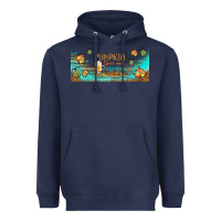 Navy pumpkin spice and everything nice libbey glass Heavyweight Hoodie - BundleAndBundleShop