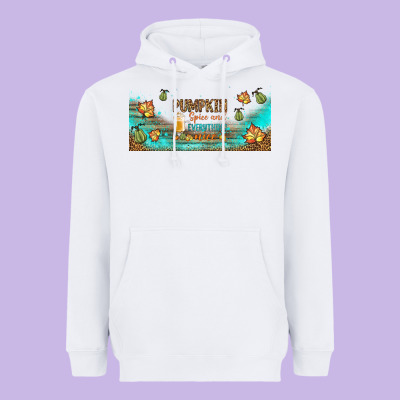 Pumpkin Spice And Everything Nice Libbey Glass Heavyweight Hoodie Designed By Bundleandbundleshop