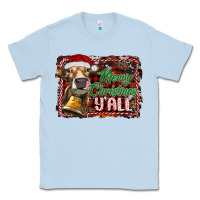 Dusty Blue merry christmas y'all Classic Tee - RanaPortraitStore