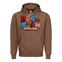 Chestnut Boom boom mama Zipper Hoodie - Neo Western