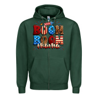 Sports Green Boom boom mama Zipper Hoodie - Neo Western