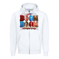 White Boom boom mama Zipper Hoodie - Neo Western
