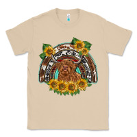 Mushroom scottish calf sunflowers rainbow Classic Tee - BarkalooDesign