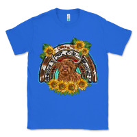 True Royal scottish calf sunflowers rainbow Classic Tee - BarkalooDesign