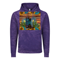 Cloud Purple boot cactus sunflower gemstone Vintage Hoodie - AdoDesignShop
