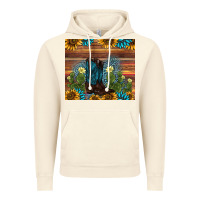Vintage Artic boot cactus sunflower gemstone Vintage Hoodie - AdoDesignShop