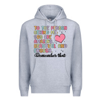 Heather Grey to the person behind me Premium Hoodie - MaliasSmallBusiness