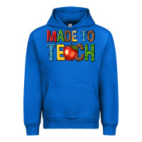 Cobalt made to teach Urban Hoodie - NancyCooperArtShop