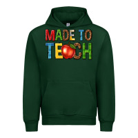 Forest Green made to teach Urban Hoodie - NancyCooperArtShop