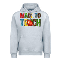 Heather Grey made to teach Urban Hoodie - NancyCooperArtShop