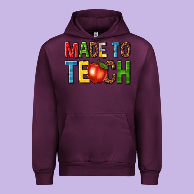 Made To Teach Urban Hoodie Designed By Nancycooperartshop